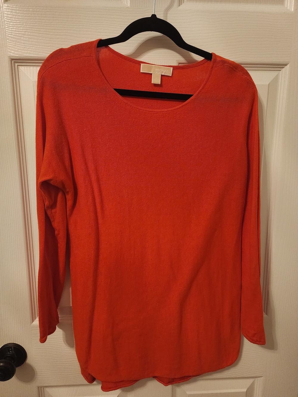 Michael Kors Vibrant Orange Crewneck Sweater